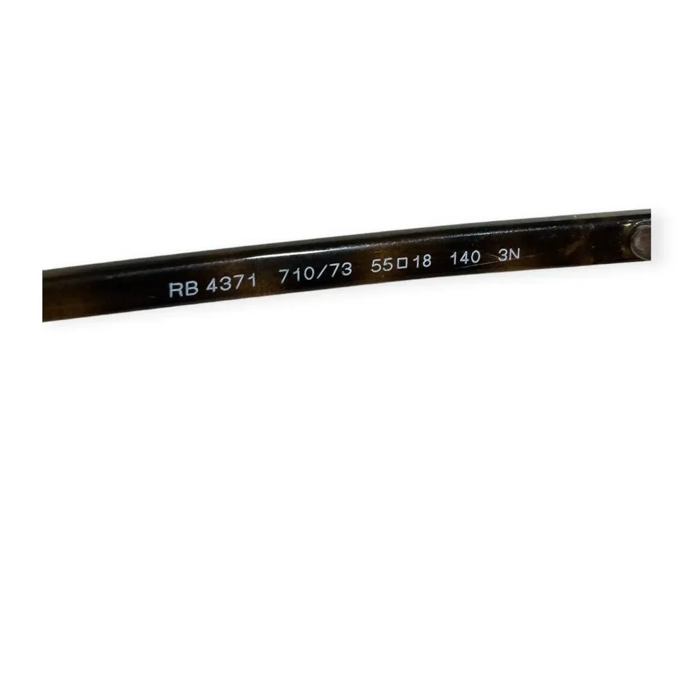 Ray-Ban RB4371 Polarized Sunglasses 55mm Tortoise‎ Brown Frames and Lens.